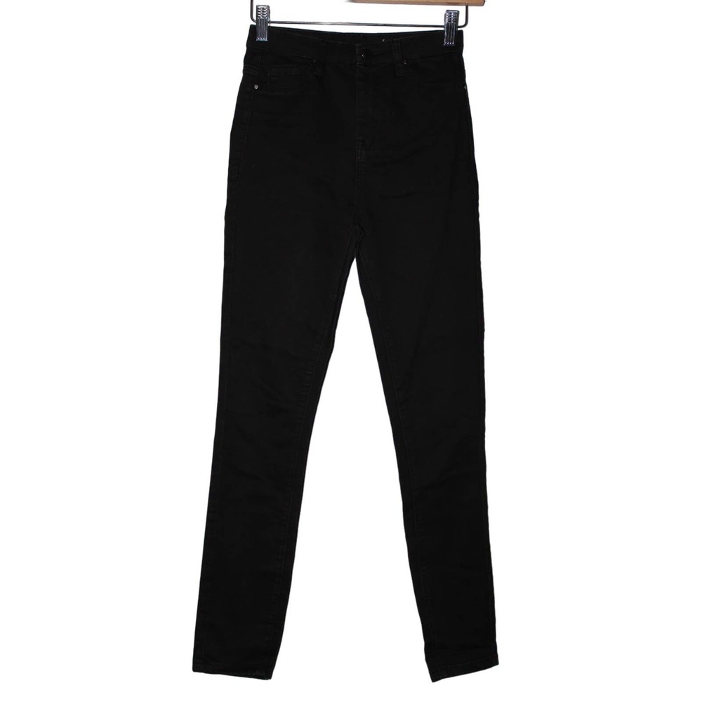 Women's BLANKNYC Black Denim Cotton Casual Elastic Skinny Jeans Pants Size 25